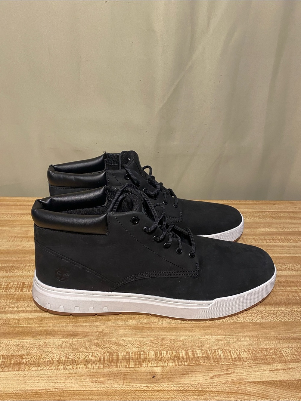 Timberland Maple Grove Men's Black Nubuck Leather Chukka Boots Mens 14W